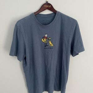 Blue Life Is Good T Shirt